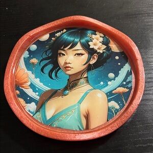 NORE’S NOVELTIES Set of 2 Ashtray-styled Handcrafted Coasters "KITANJI”